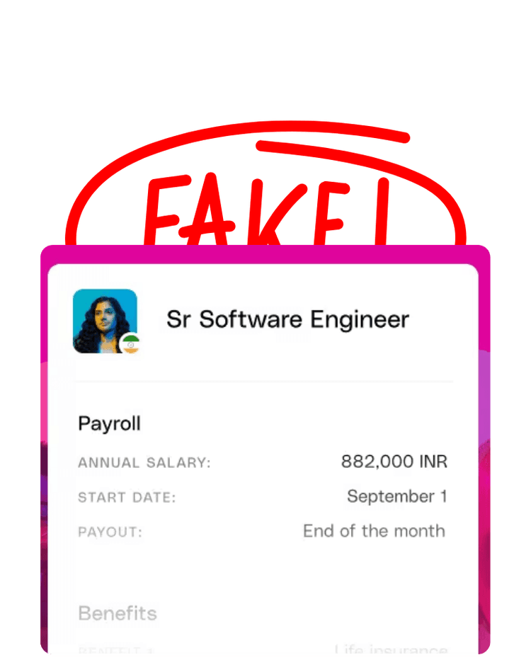 CV scanning visualization on hover